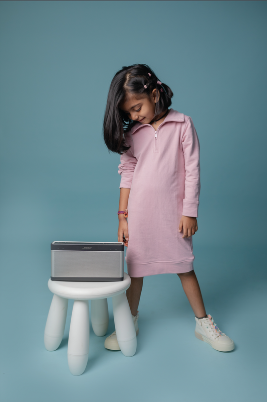 Stylish Sweatshirt Dress for Girls