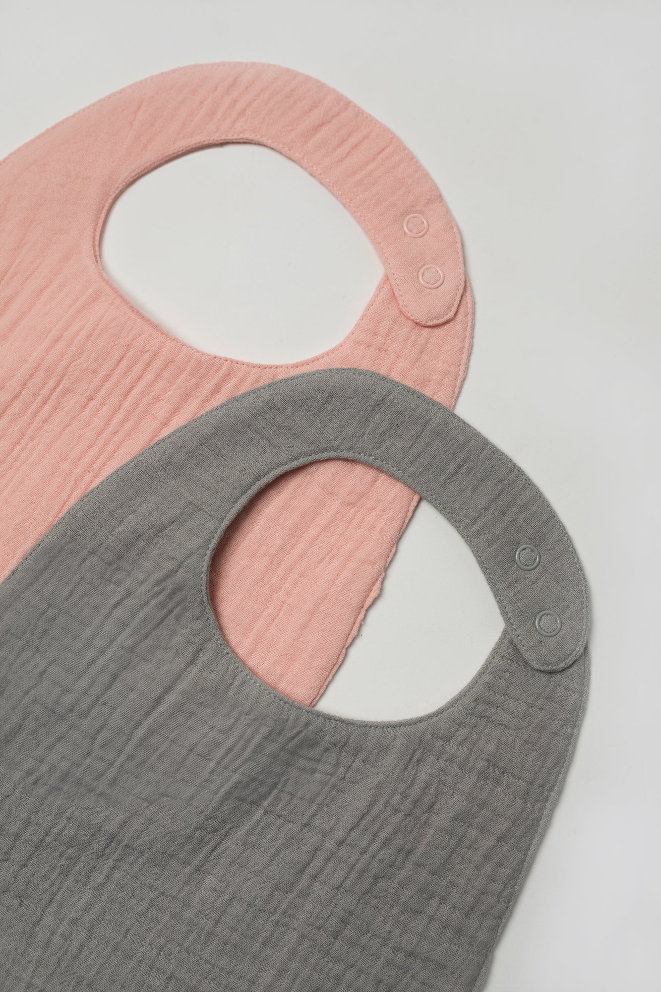 Organic Muslin Cotton Bibs (Pack of 2)