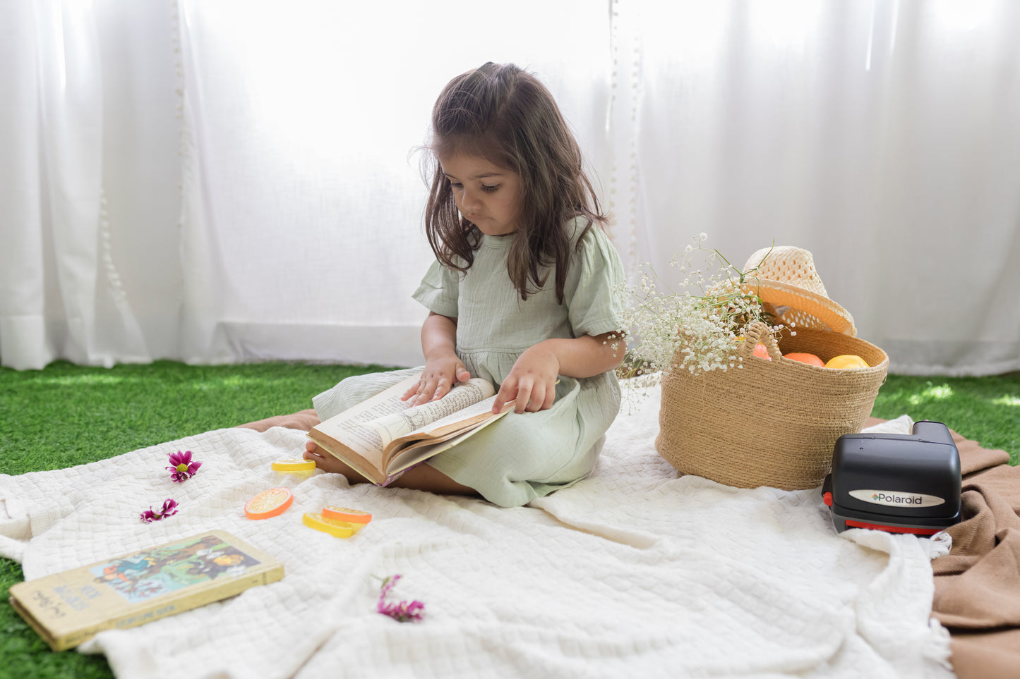 Organic Muslin Girls Dress