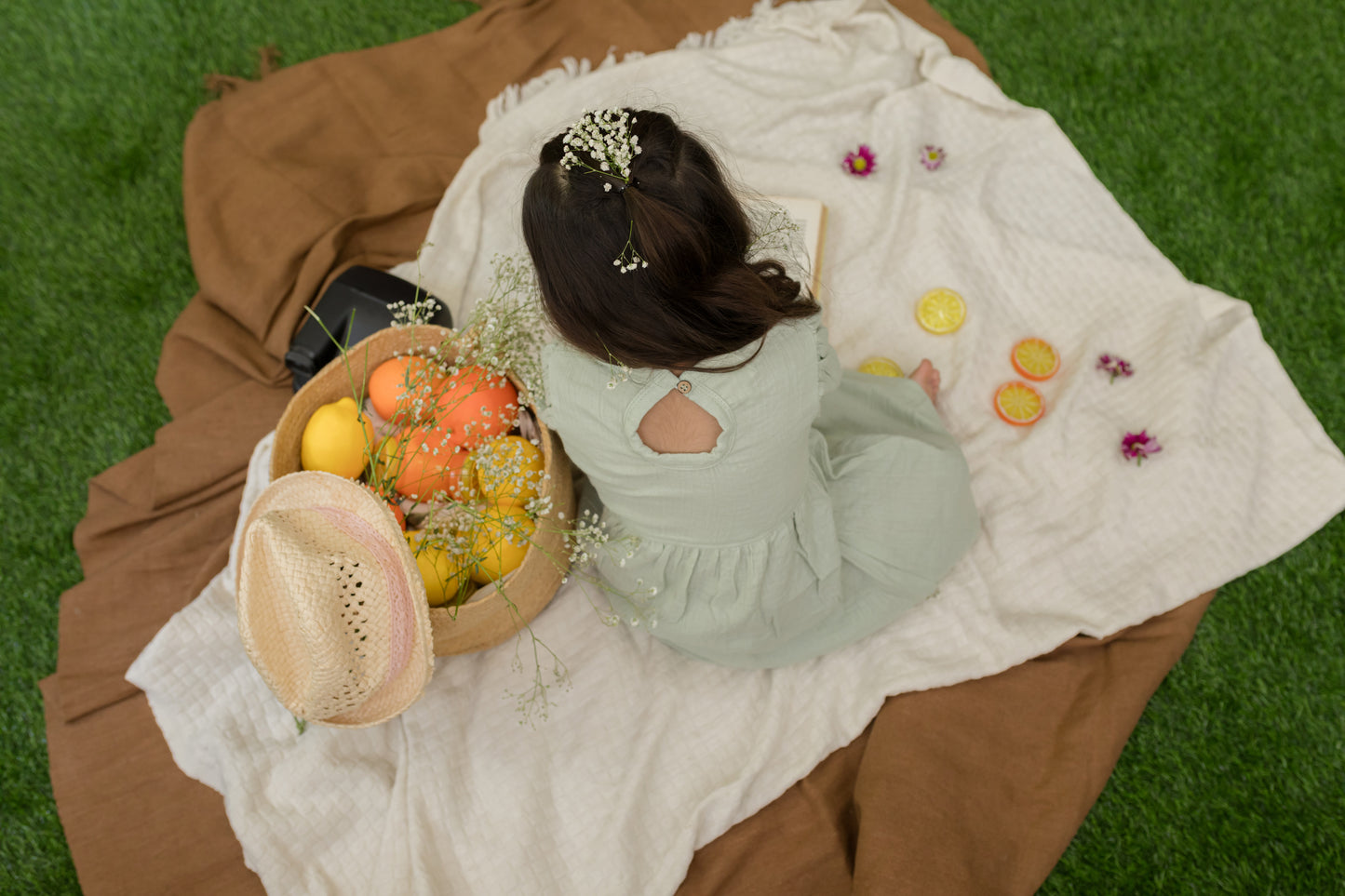 Organic Muslin Girls Dress