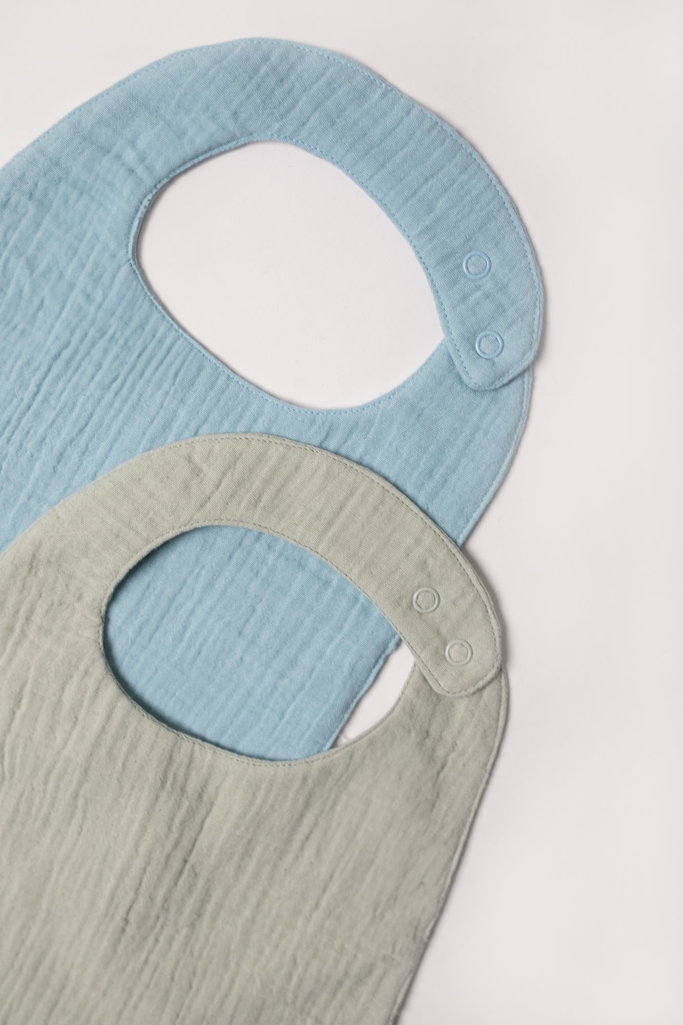 Organic Muslin Cotton Bibs (Pack of 2)