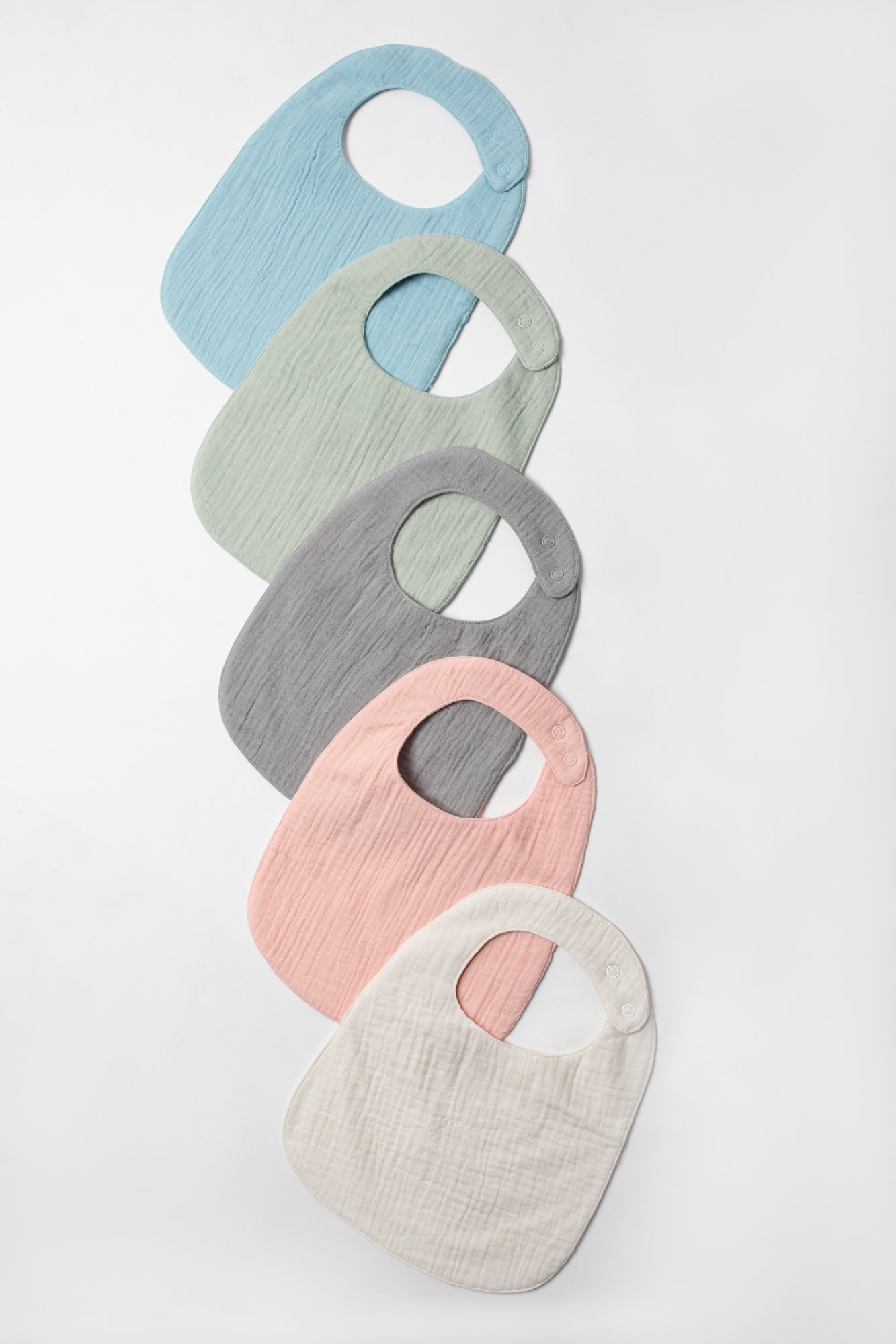 Organic Muslin Cotton Bibs (Pack of 2)