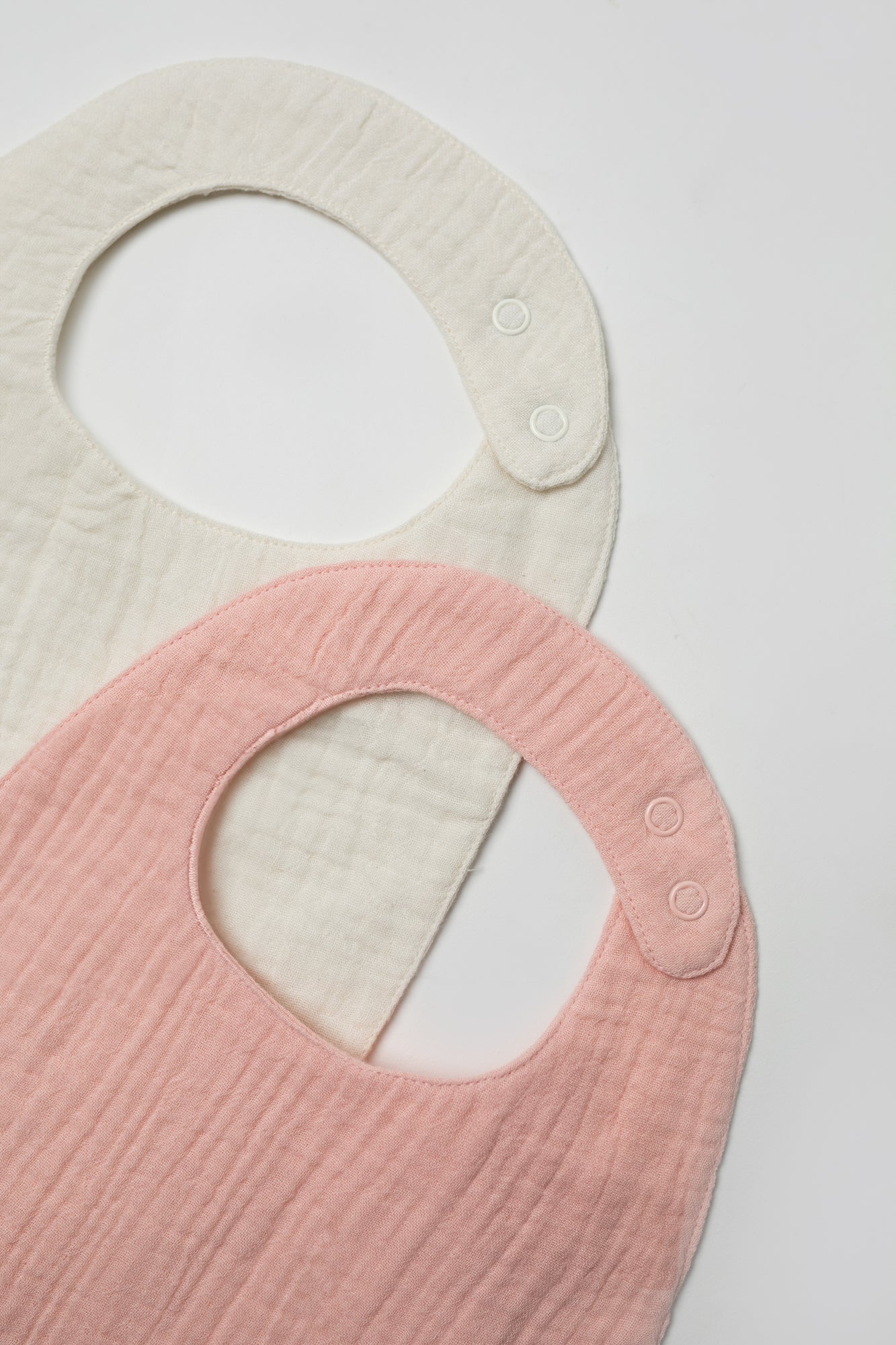 Organic Muslin Cotton Bibs (Pack of 2)