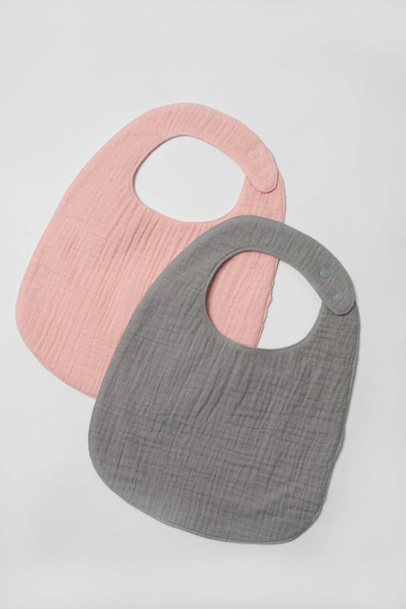 Organic Muslin Cotton Bibs (Pack of 2)