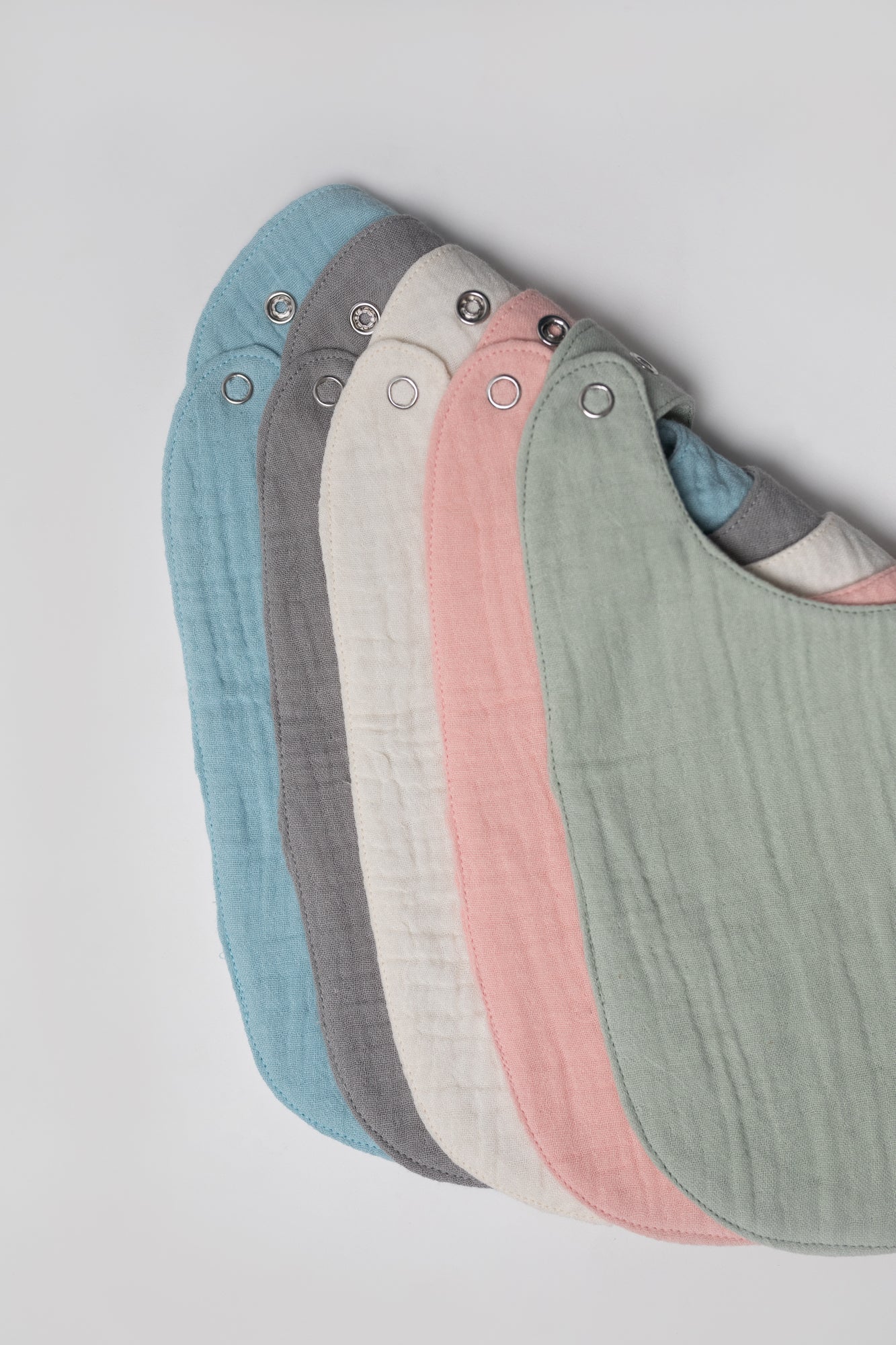 Organic Muslin Cotton Bibs (Pack of 2)