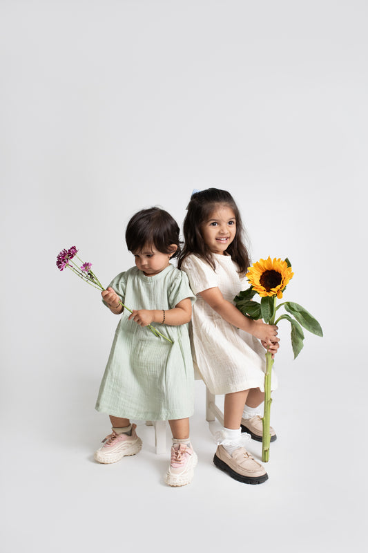 Organic Muslin Girls Dress